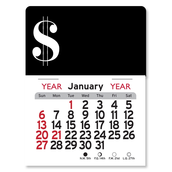 Dollar Sign Peel-N-Stick® Calendar - Image 4