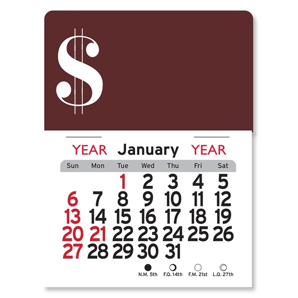 Dollar Sign Peel-N-Stick® Calendar - Image 7
