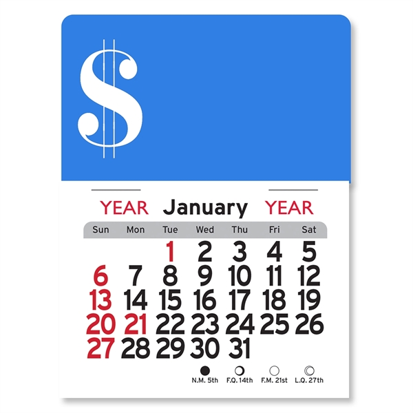 Dollar Sign Peel-N-Stick® Calendar - Image 8
