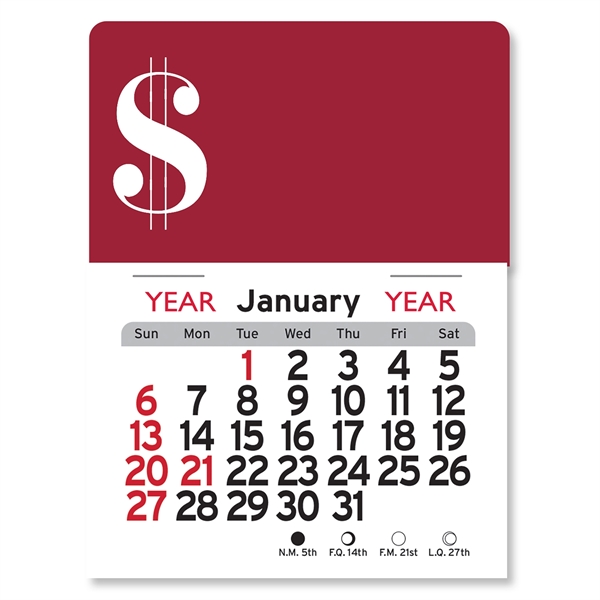 Dollar Sign Peel-N-Stick® Calendar - Image 9