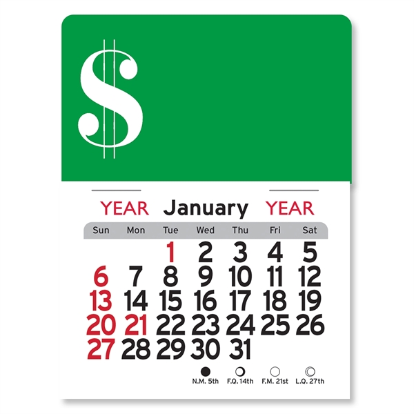 Dollar Sign Peel-N-Stick® Calendar - Image 10