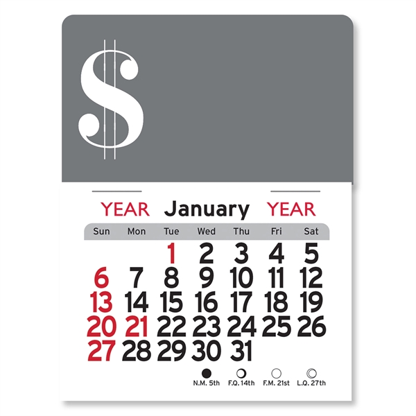 Dollar Sign Peel-N-Stick® Calendar - Image 11