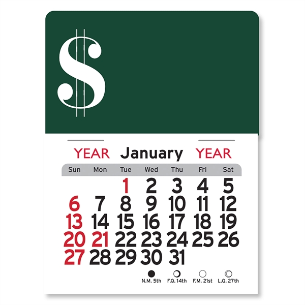 Dollar Sign Peel-N-Stick® Calendar - Image 12