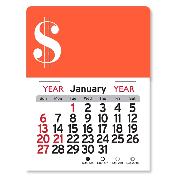 Dollar Sign Peel-N-Stick® Calendar - Image 17