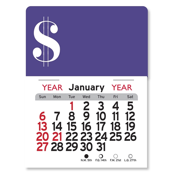 Dollar Sign Peel-N-Stick® Calendar - Image 19
