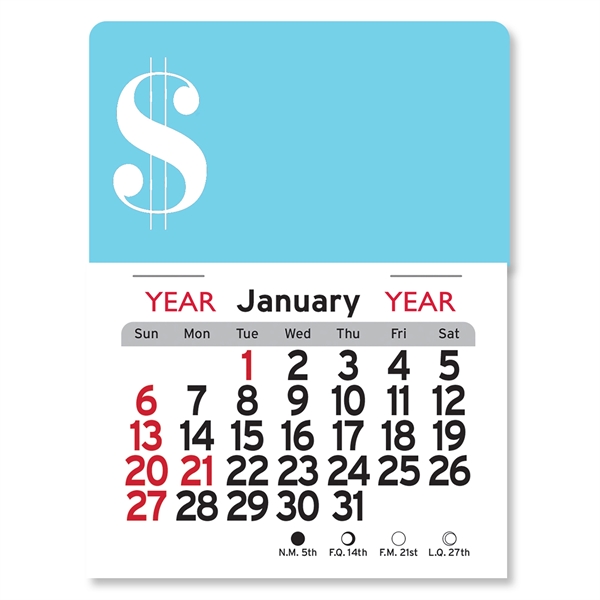 Dollar Sign Peel-N-Stick® Calendar - Image 22