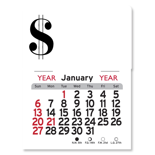 Dollar Sign Peel-N-Stick® Calendar - Image 24