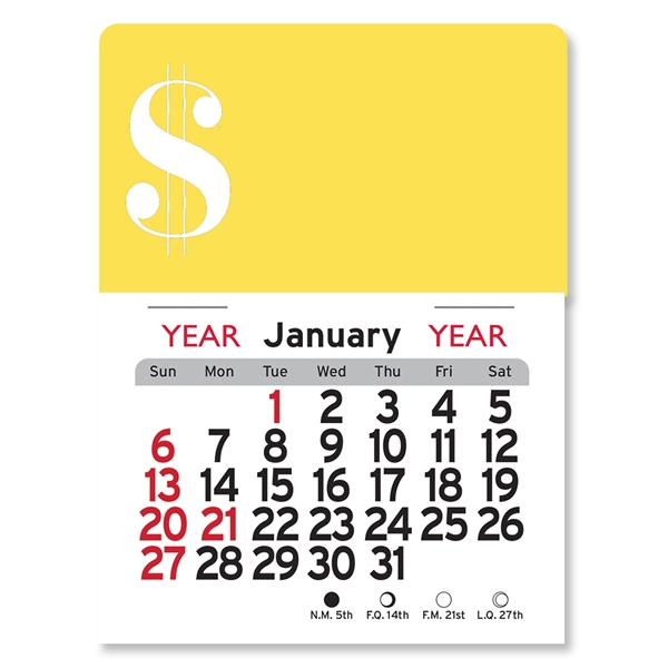 Dollar Sign Peel-N-Stick® Calendar - Image 25