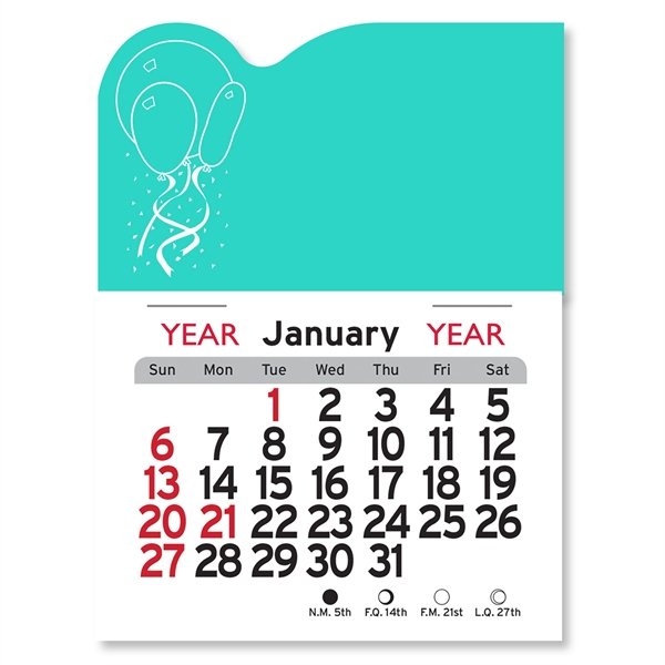 Balloons Peel-N-Stick® Calendar - Image 3