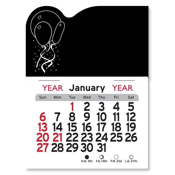 Balloons Peel-N-Stick® Calendar - Image 4