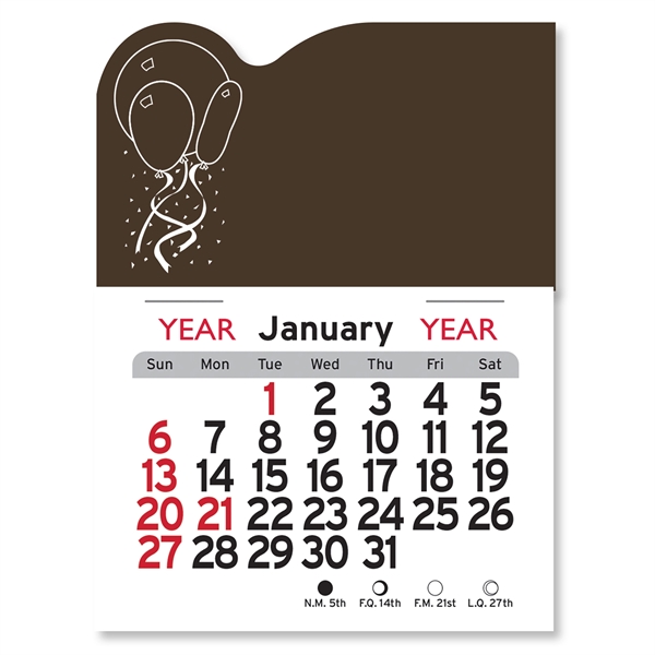 Balloons Peel-N-Stick® Calendar - Image 6