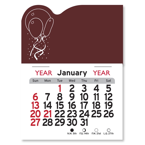 Balloons Peel-N-Stick® Calendar - Image 7