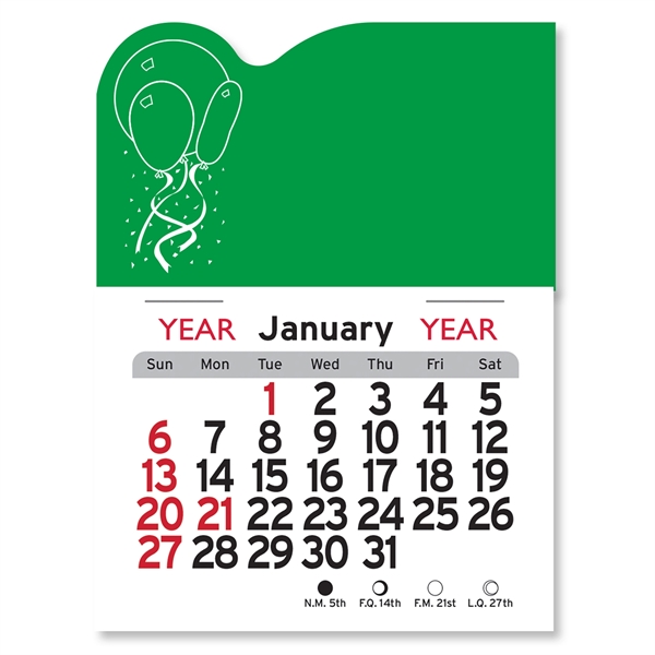 Balloons Peel-N-Stick® Calendar - Image 10
