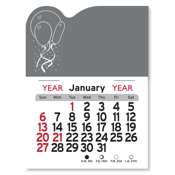 Balloons Peel-N-Stick® Calendar - Image 11