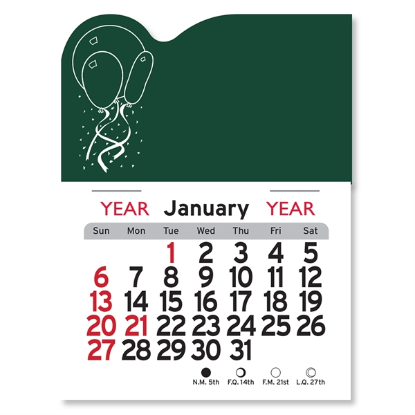 Balloons Peel-N-Stick® Calendar - Image 12