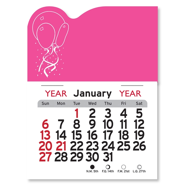 Balloons Peel-N-Stick® Calendar - Image 13