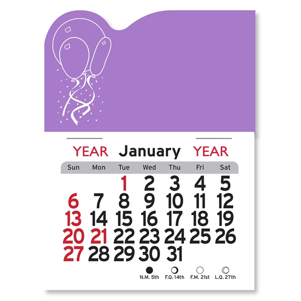 Balloons Peel-N-Stick® Calendar - Image 14
