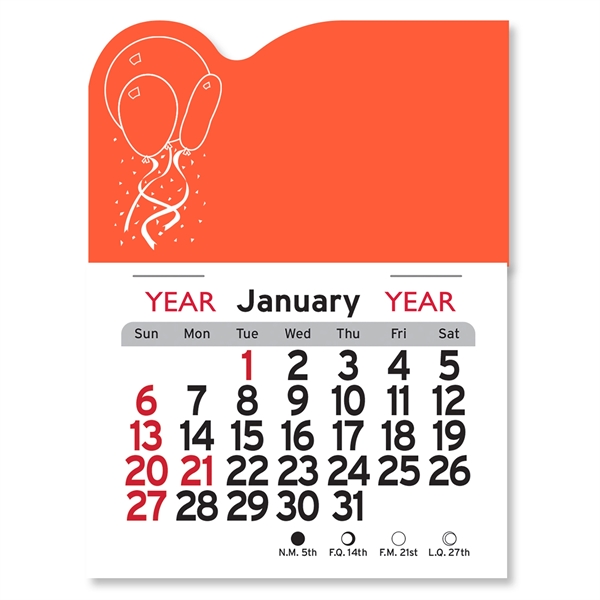 Balloons Peel-N-Stick® Calendar - Image 17