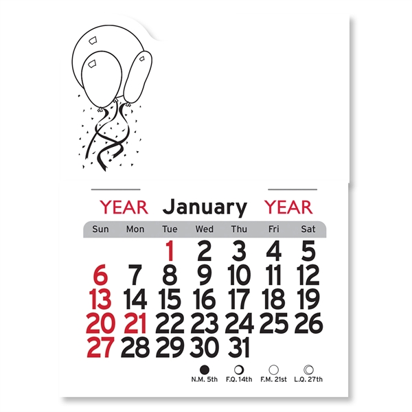 Balloons Peel-N-Stick® Calendar - Image 24