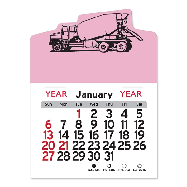 Cement Truck Peel-N-Stick® Calendar - Image 18