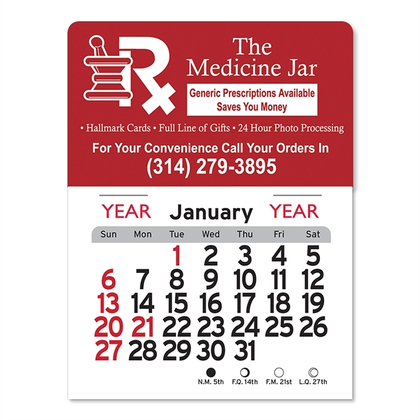 Medical Peel-N-Stick® Calendar - Image 1