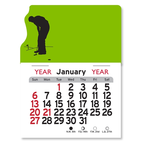 Golf Peel-N-Stick® Calendar - Image 2