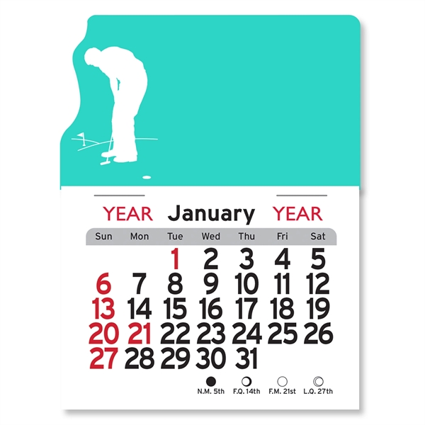 Golf Peel-N-Stick® Calendar - Image 3