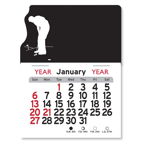 Golf Peel-N-Stick® Calendar - Image 4