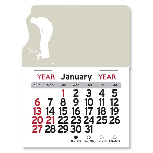 Golf Peel-N-Stick® Calendar - Image 5