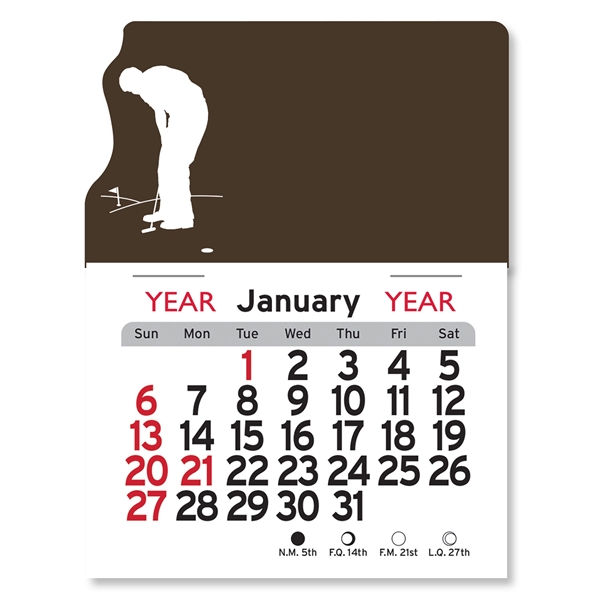 Golf Peel-N-Stick® Calendar - Image 6