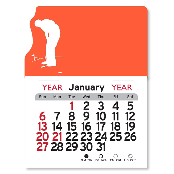 Golf Peel-N-Stick® Calendar - Image 17
