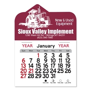Tractor Peel-N-Stick® Calendar