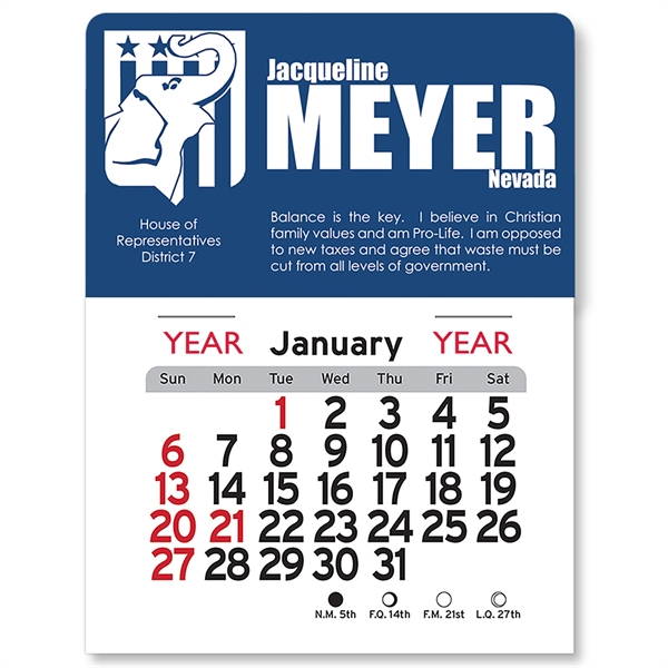 Republican Peel-N-Stick® Calendar - Image 1