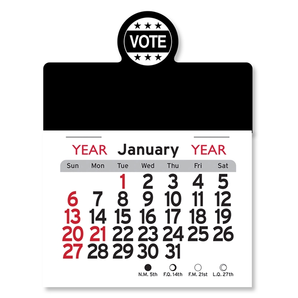 Vote Peel-N-Stick® Calendar - Political - Image 4