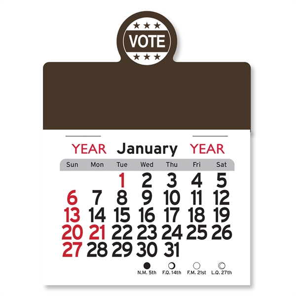 Vote Peel-N-Stick® Calendar - Political - Image 6