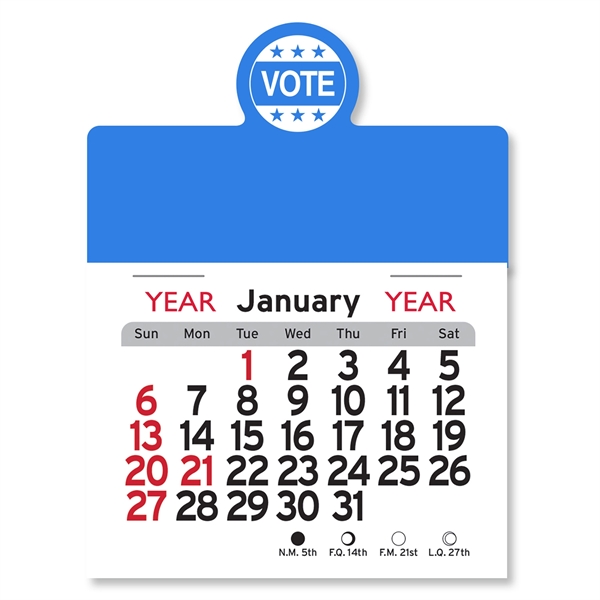 Vote Peel-N-Stick® Calendar - Political - Image 8