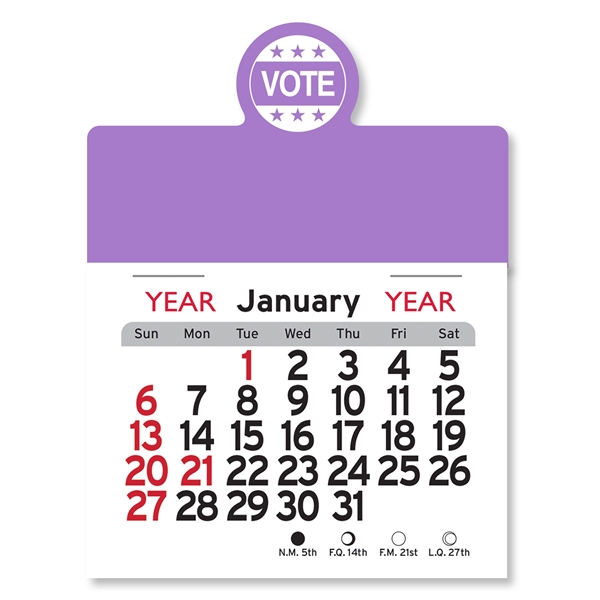 Vote Peel-N-Stick® Calendar - Political - Image 14
