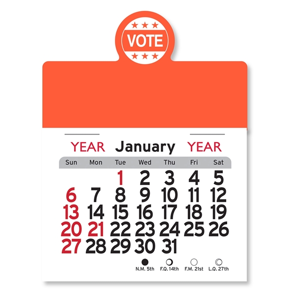 Vote Peel-N-Stick® Calendar - Political - Image 17