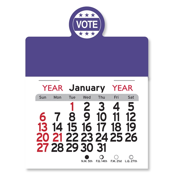 Vote Peel-N-Stick® Calendar - Political - Image 19