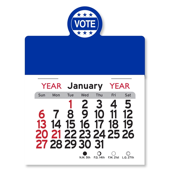 Vote Peel-N-Stick® Calendar - Political - Image 21