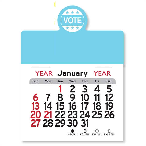 Vote Peel-N-Stick® Calendar - Political - Image 22
