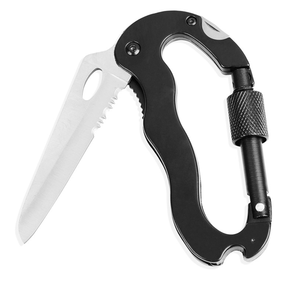 Multi-Function Carabiner Pocket Knife - Image 2