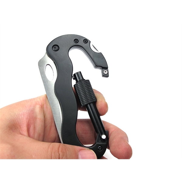 Multi-Function Carabiner Pocket Knife - Image 3