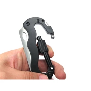 Multi-Function Carabiner Pocket Knife