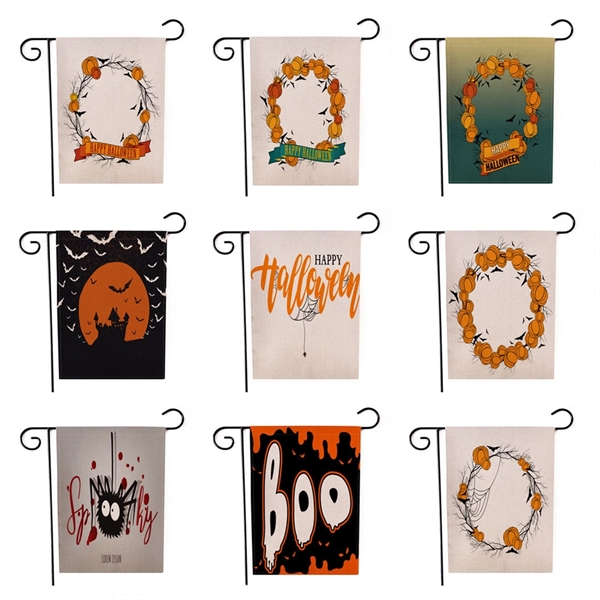 12.5''x18'' Double-Sided Trick Halloween Home Garden Flag - Image 1