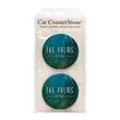 2.6" Absorbent Stone Car Coaster - 2 Pack