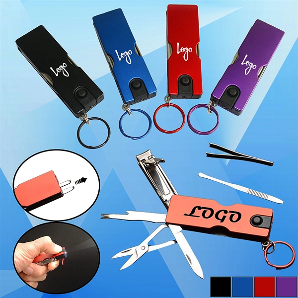 Multi-tools w/ Key Ring and Light - Image 1