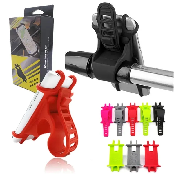 Silicone Bicycle Phone Holder Strap - Image 1