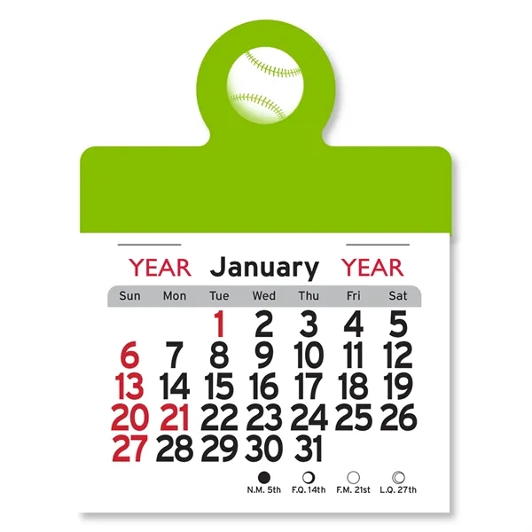 Baseball Peel-N-Stick® Calendar - Image 2