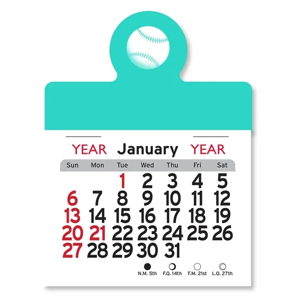 Baseball Peel-N-Stick® Calendar - Image 3